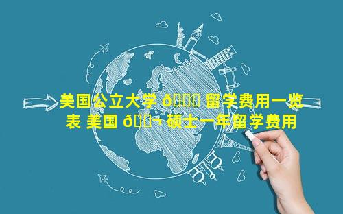 美国公立大学 🐒 留学费用一览表 美国 🐬 硕士一年留学费用